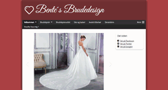 Desktop Screenshot of bentes-brudedesign.dk
